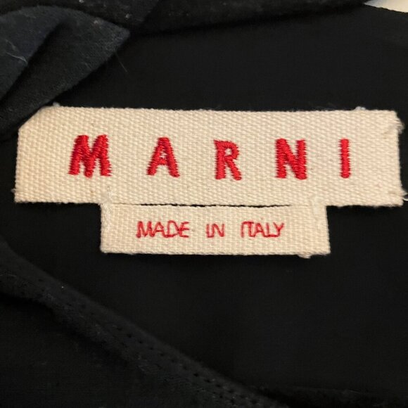 Gray and Black Marni Winter Dress - Picture 5 of 16